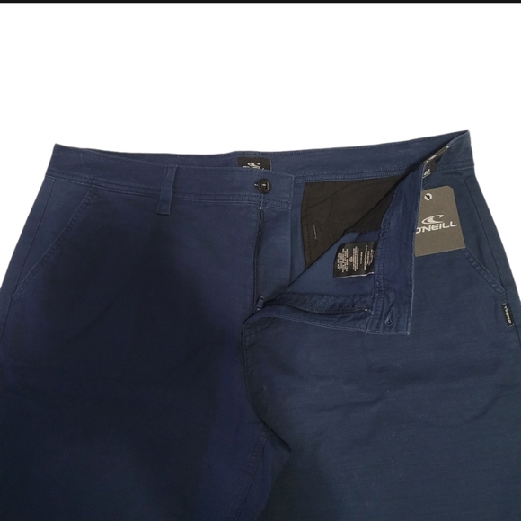 O'neill  Jaxson Stretch Chino Men's Shorts Size 40 Standard Fit at the knee Blue - Picture 5 of 10